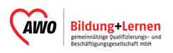 Logo: AWO | Bildung + Lernen gemeinnützige Qualifizierungs- und Beschäftigungsgesellschaft mbH